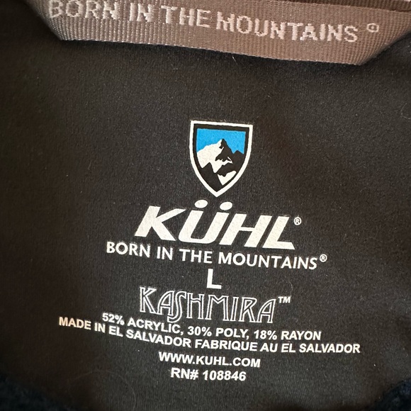 Kuhl 1/4 Zip Pullover Jacket Mens Blue Grey - Picture 6 of 6